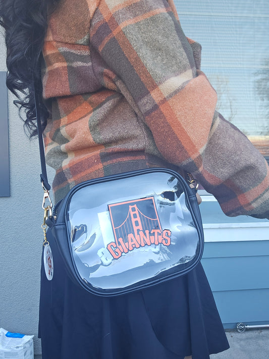 Giants Stadium Black Crossbody Bag 🧡