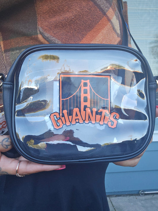 Giants Stadium Black Crossbody Bag 🧡